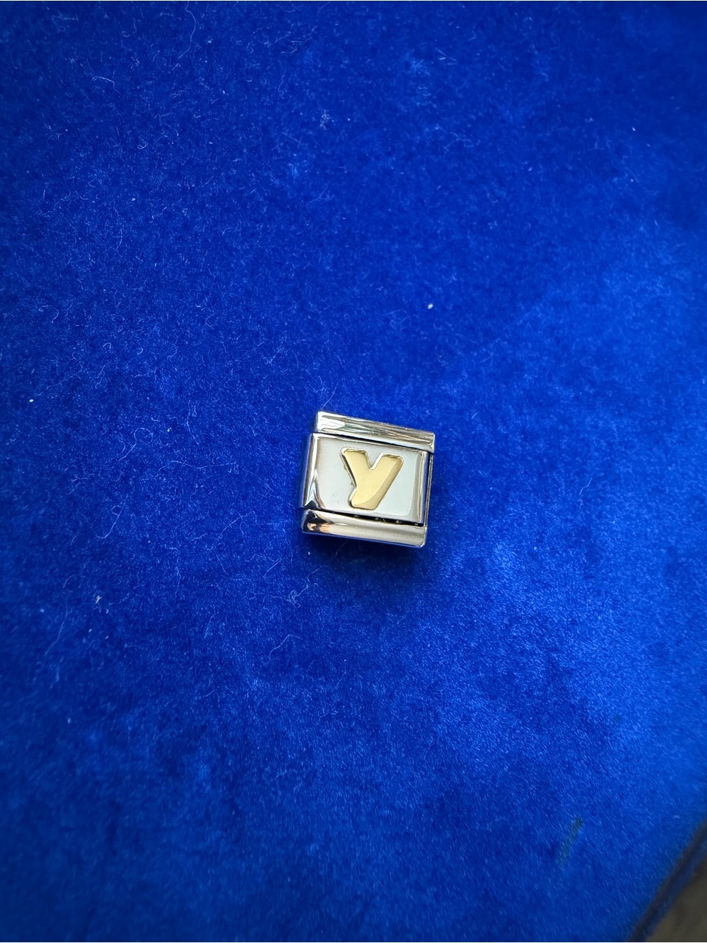 Letter “Y” 18k OG Manuel Zed Italian Charm